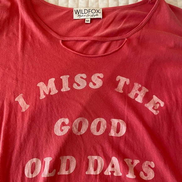 Wildfox “I miss the good old days” tee - Picture 2 of 3